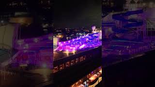 Carnival Conquest at government cut arriving Port Miami early morning by drone #portmiami #cruise