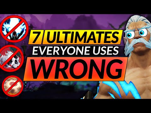 7 ULTIMATES Everyone Uses WRONG - HUGE Mistakes You MUST STOP - Dota 2 Pro Tips Guide