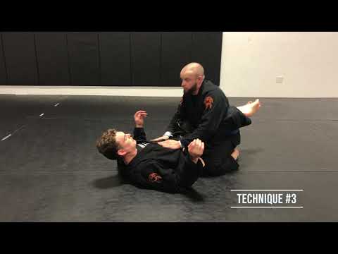 2 Lapel Tricks from Half Guard and Proper Shoulder Use During the Hip Bump Sweep