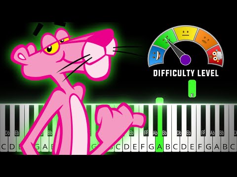 The Pink Panther - Henry Mancini | EASY MEDIUM Piano Tutorial + Sheet Music (PDF)