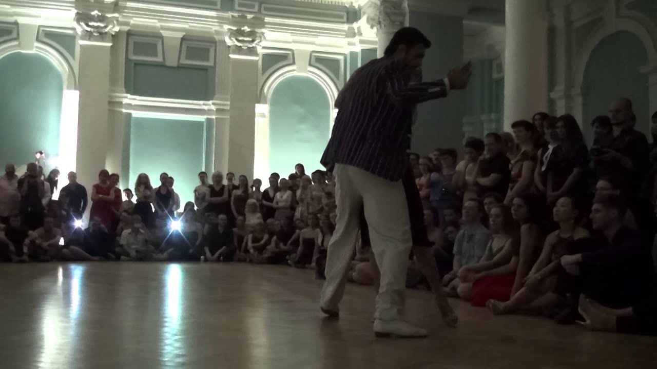 Dana Frigoli y Adrian Ferreyra. Nevskaya milonga 2014.