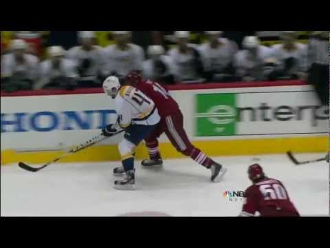 Taylor Pyatt goal. Nashville Predators vs Phoenix Coyotes Game 2 4/29/12 NHL Hockey