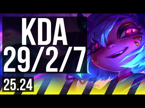 TRISTANA & Nautilus vs ASHE & Senna (ADC) | Good KDA: 29/2/7, 55K damage | EUW Master | 25.24