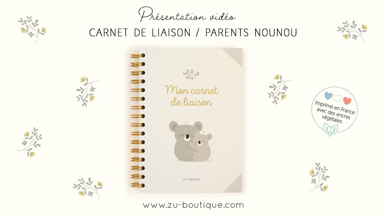 Carnet de liaison, parents nounou - Zü