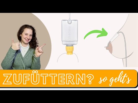 Stillfreundliches Zufüttern an der Brust ohne Flasche - Mehr Muttermilch dank Brusternährungsset