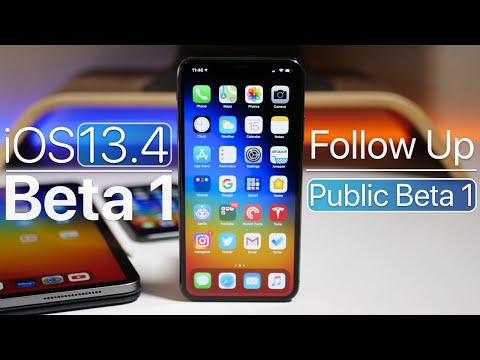 iOS 13.4 Beta 1 and Public Beta 1 - Follow Up