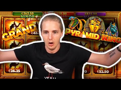 HUGE WIN on PYRAMID KING - Casino Slots Big Wins