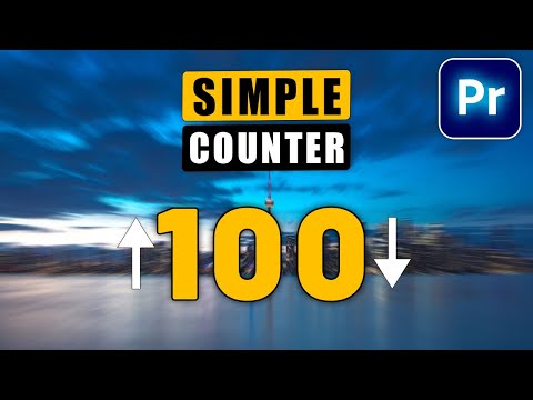 How to Make a COUNTER In Premiere Pro
