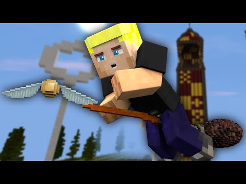 We learn to fly!  Quidditch field!  - Harry Potter in Minecraft!  - Witchcraft and Wizardry - #7