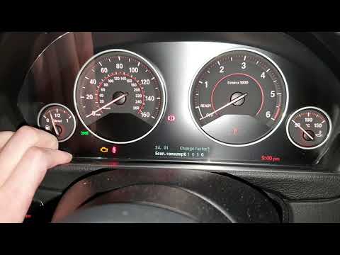 BMW F3x (F30, F31, F32, F33, F34 & F36) Hidden Menu and MPG Correction Factor