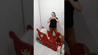 🎄 Surpreenda Neste Natal: Trenó de Papai Noel de Papelão com MOLDES Exclusivos! 🛷✨