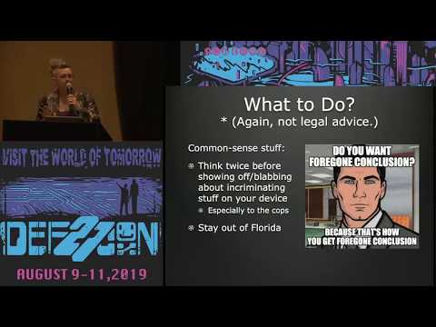 DEF CON 27 Crypto and Privacy Village - Riana Pfefferkorn -  Compelled Device Decryption and 5A