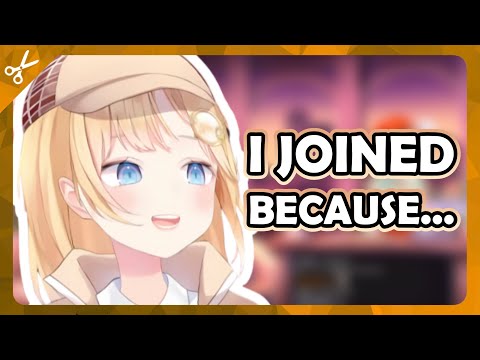 Ame's reason on why she joined Hololive 【Hololive EN】