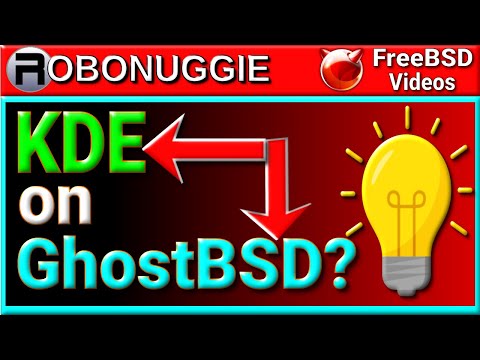 KDE on GhostBSD? - It's very easy thanks to the Software Station!