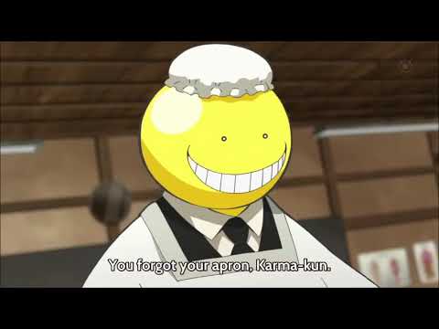 karma entrance and the first one to damage koro sensei