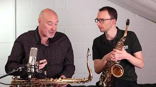 Video thumbnail for Yamaha YAS-875EX Alto and YTS-875EX Tenor Sax Reviews by dawkesmusic