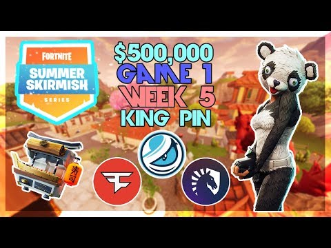 $500,000 🥊King Pin Summer Skirmish🥊 Week 5 Game 1 (Fortnite)