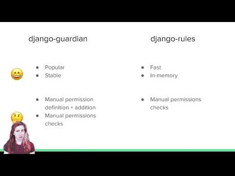 Madelaine Boyd - The Pit of Success for Per Object Permissions in Django thumbnail