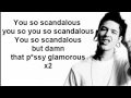 T.Mills - Scandalous (LYRICS) 