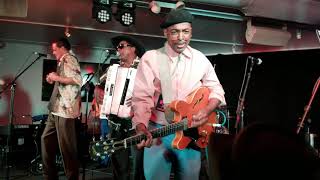 Nathan &amp; the Zydeco Cha Chas performing at globalFEST 2020 at The Copacabana in New York City.