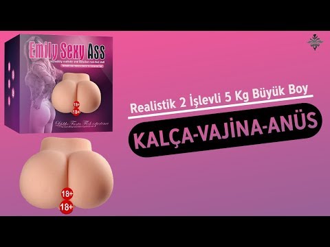 Realistik 2 İşlevli 5 Kg Titreşimli Büyük Boy Kalça Vajina ve Anüs