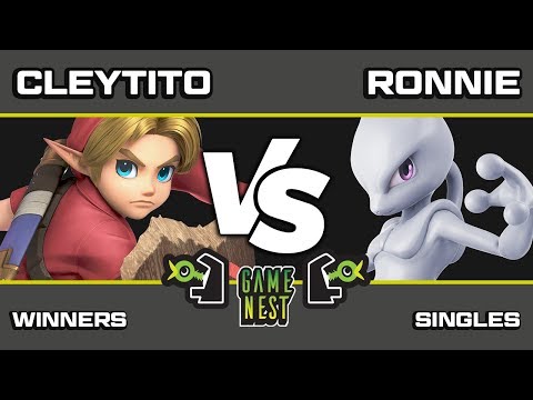 Game Nest Smash It Up: Cleytito (Young Link) vs Ronnie (Mewtwo) - Winners Round 3