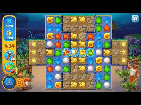 Fishdom level 1101 Gameplay (iOS Android)