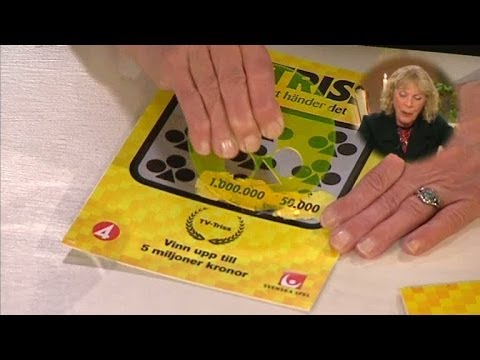 Marja Byman skrapar triss - Nyhetsmorgon (TV4)