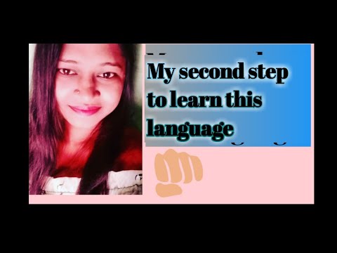 How to learn English... my second step to learn this language