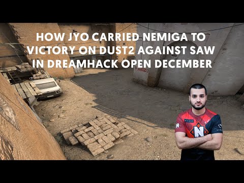 How Jyo carried Nemiga to victory on Dust2 against sAw in DreamHack Open December (Demo Review)