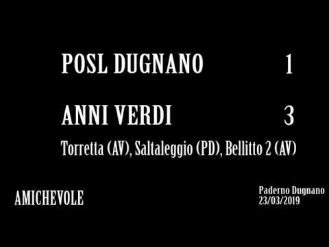 23032019 Amichevole Posl AnniVerdi Highlights