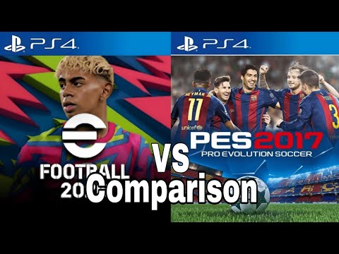 efootball 2026 Vs PES 2017 PS4