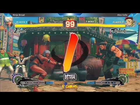 USF4 Ninja Bread vs Alex Valle - Location Test