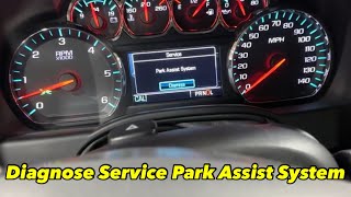 Service Parking Assist System / 2020 GMC Yukon Chevrolet Tahoe Silverado