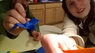 Making Origami Cranes