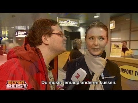Elton küsst Miss Finnland - Elton reist