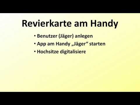 Revierkarte, Hochsitze anlegen und reservieren