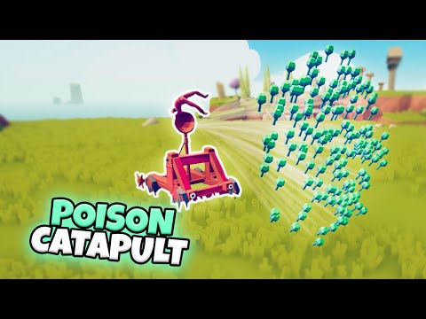 POISON CATAPULT VS EVERY FACTION | TABS MODDED GAMEPLAY