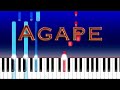 Agape - Nicholas Britell - Piano Parts (Piano Tutorial)