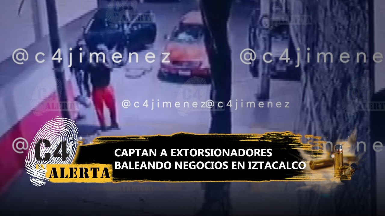 Revelan VIDEO del momento exacto en que 'Los Vaqueros' atacaron a balazos una chelería en Iztacalco