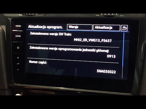 2017 VW Discover Navigation Pro hidden menu (service test mode)