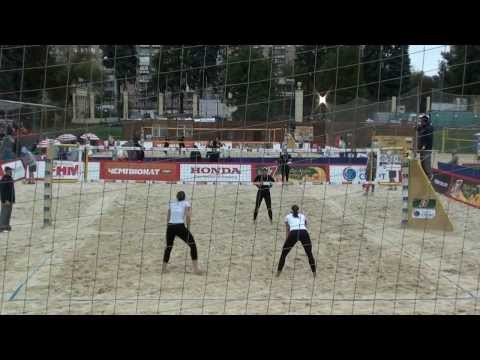 Beach volleyball Moscow Grand Slam 2013. 24.08.2013. Menegatti - Orsi Toth vs. Agatha - Antonelli
