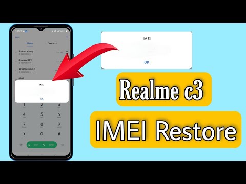 IMEI Restore Realme c3 RMX2020/2021/2027 or any MTK device