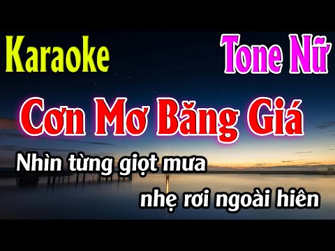 Cơn Mơ Băng Giá Karaoke Tone Nữ ( Bm ) Beat Chuẩn | Karaoke Lâm Organ