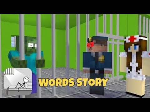 Monster School: WORDS STORY CHALLENGE-MINECRAFT ANIMATION (REUPLOAD)