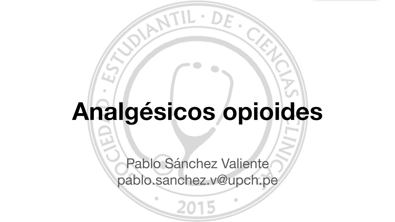 Analgésicos Opioides