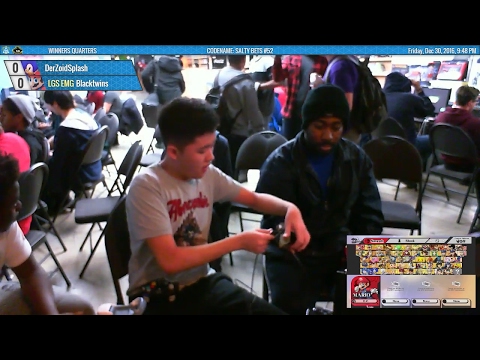CSB 52 - LGS EMG Blacktwins (Mario, Sonic, Cloud) vs DerZoidSplash (Sonic) - Smash 4 WQF