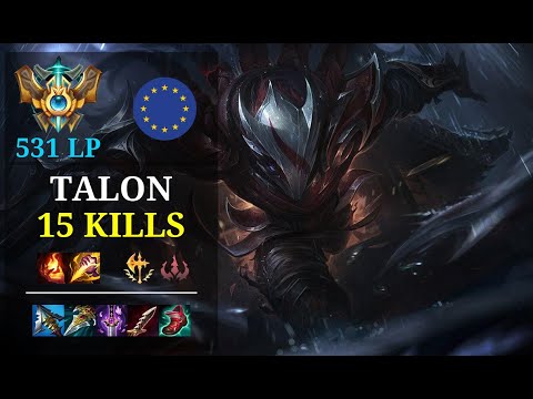Talon Jungle vs Graves - 15 kills - Seιfmade EUW Challenger (531 LP) Patch 11.5
