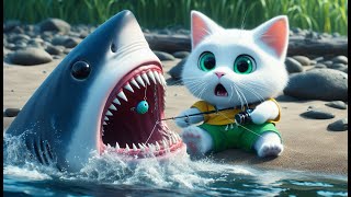 The Kitten Who Caught a Shark & Changed His Life! 🦈💰