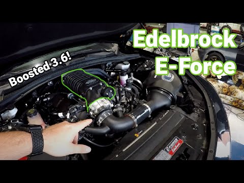 Edelbrock E-force supercharged V6 Camaro gets #Mafiatuned